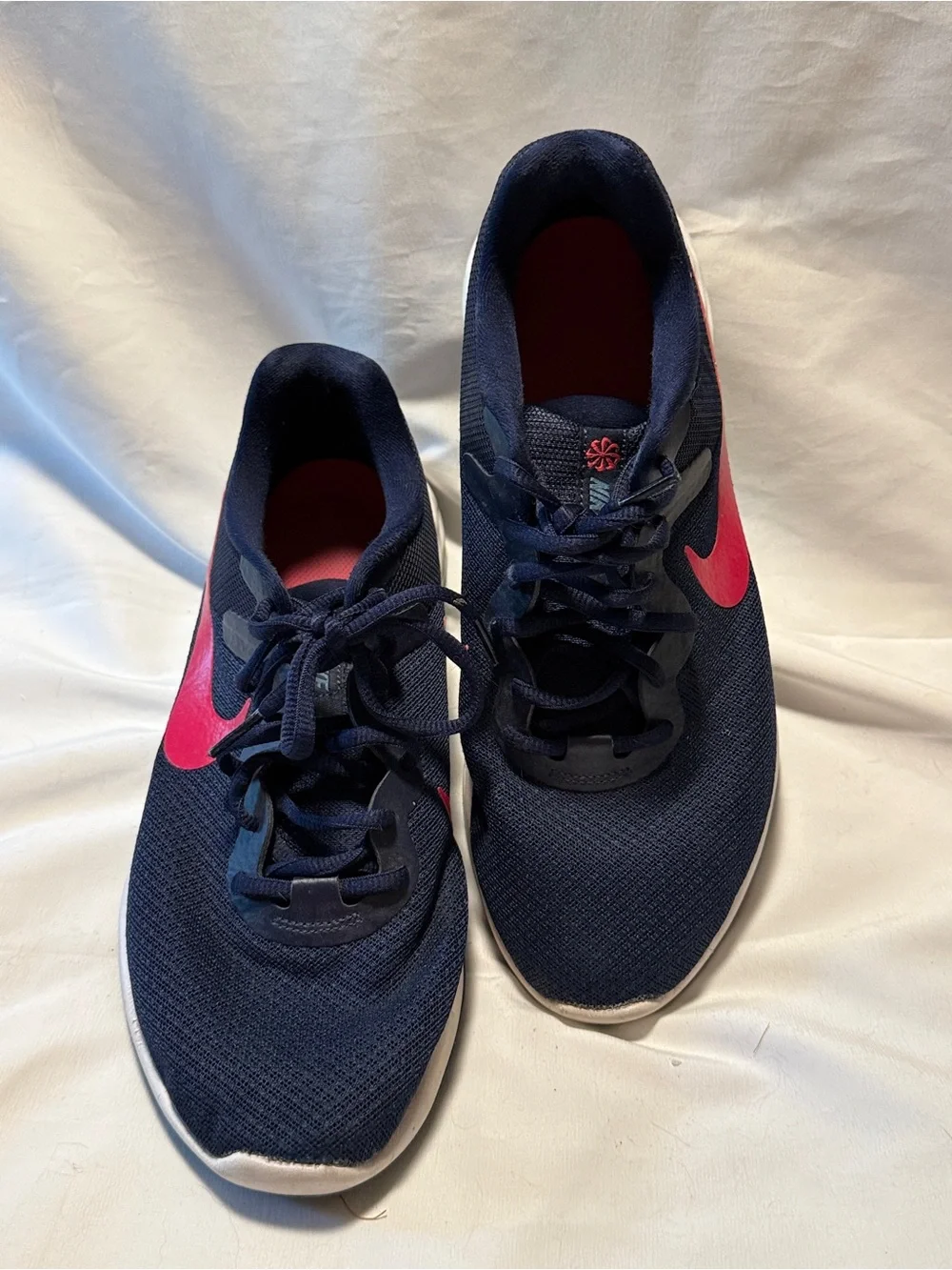 Nike Revolution 6 Next Nature Navy Pink Running Shoes Women's 10